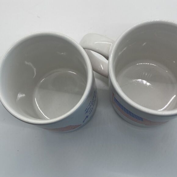 4th of July Vintage 9-11 Cups Set of Two Patriotic I'm Proud to Be An American M - Picture 6 of 9